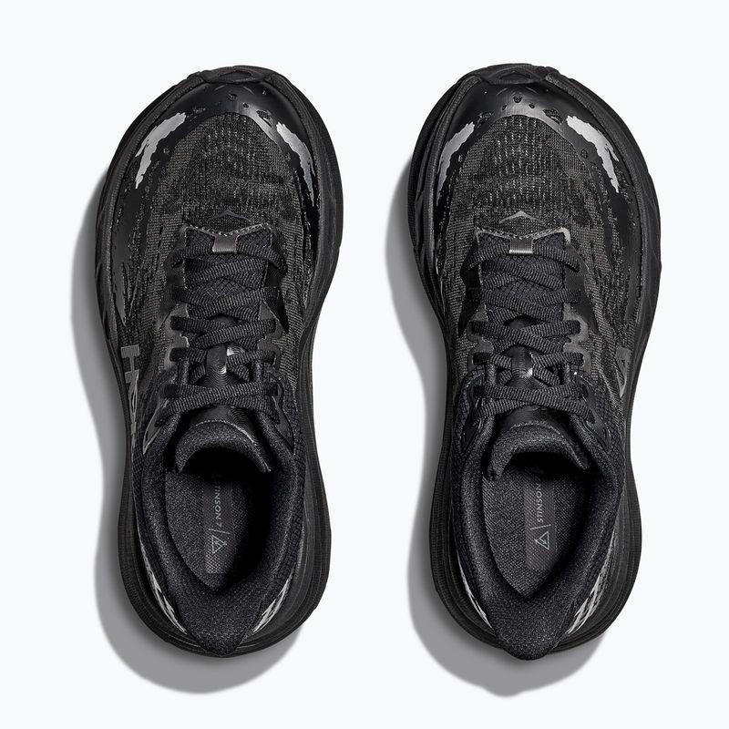 Men's running shoes HOKA Stinson 7 black/black 8