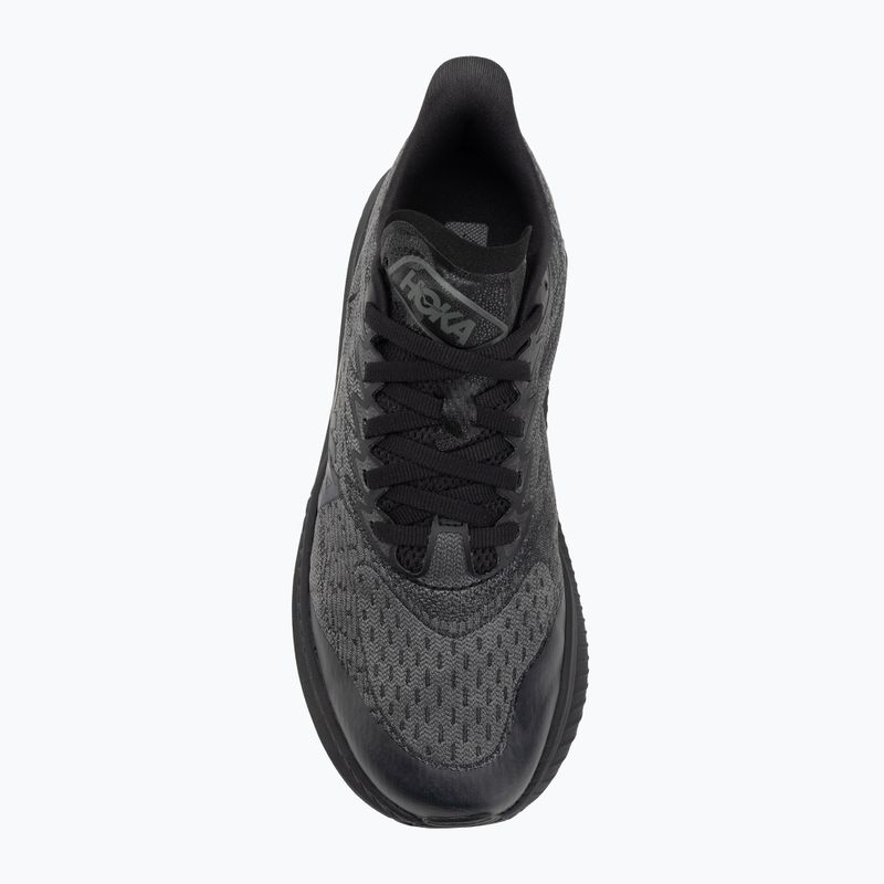 HOKA Mach 6 black/black children's running shoes 5