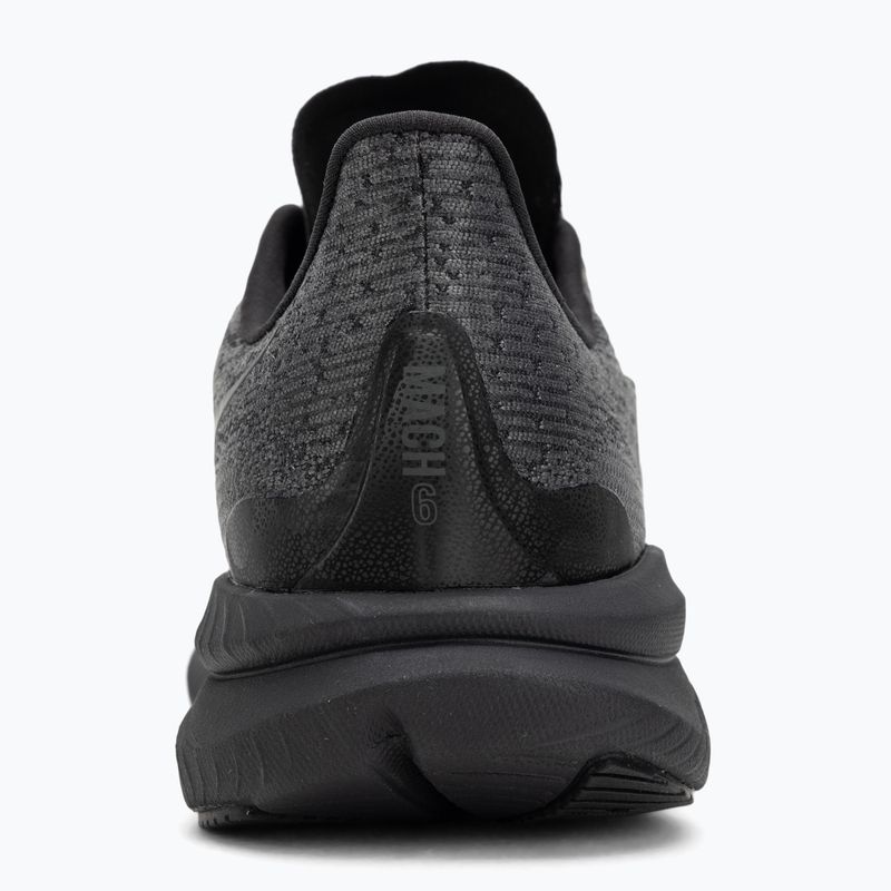 HOKA Mach 6 black/black children's running shoes 6