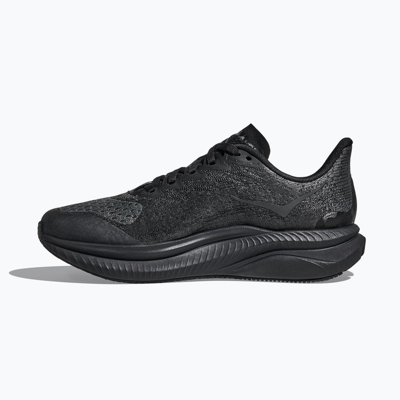 HOKA Mach 6 black/black children's running shoes 10