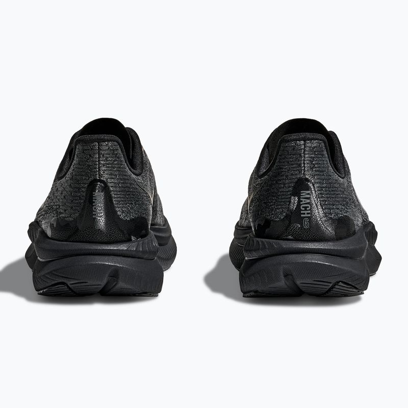 HOKA Mach 6 black/black children's running shoes 12