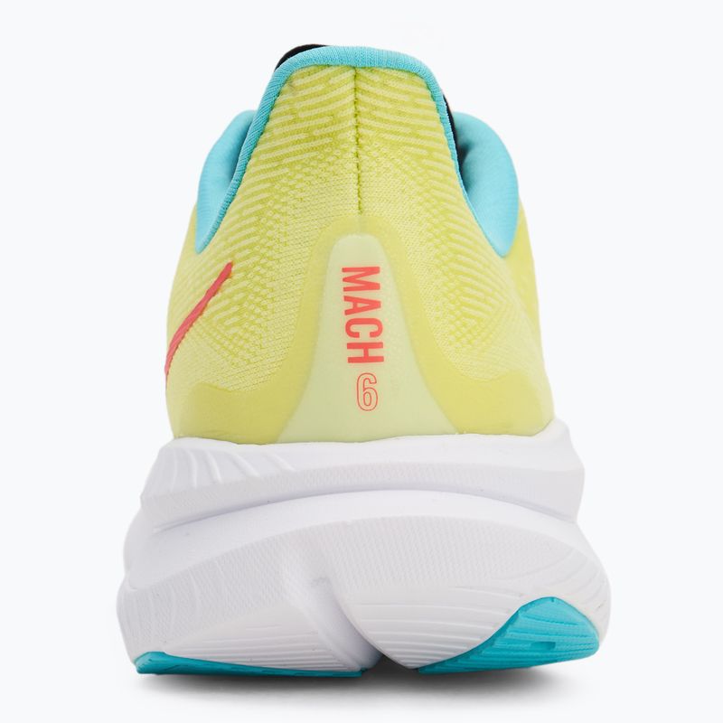 Men's running shoes HOKA Mach 6 yuzu/cielo blue 6