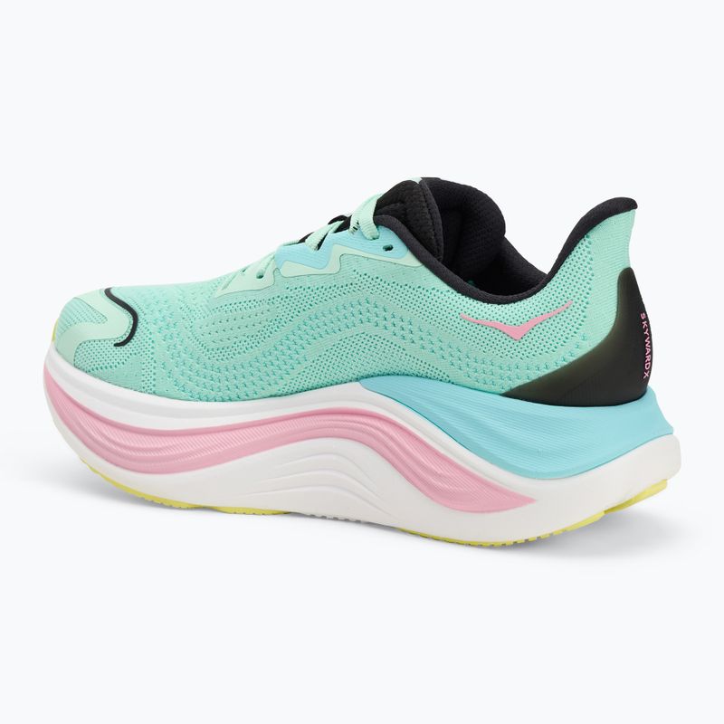 Women's running shoes HOKA Skyward X mint fluorite/blue spark 3