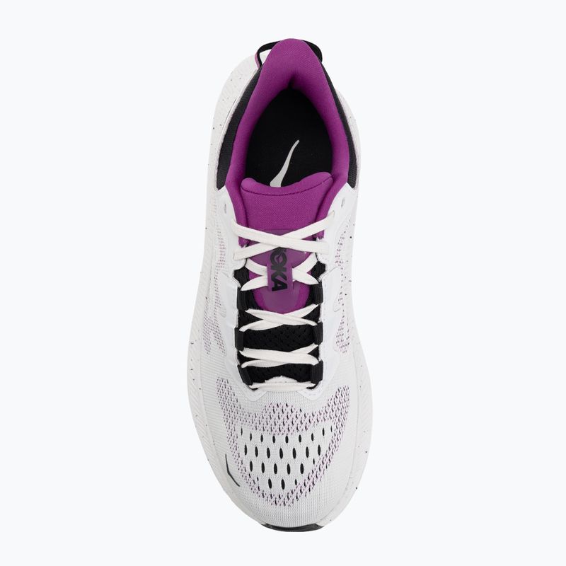 Women's running shoes HOKA Kawana 2 white/wildflower 5