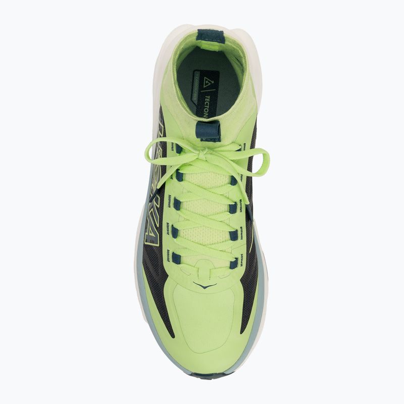 Men's HOKA Tecton X 3 tart apple/blue twilight running shoes 5