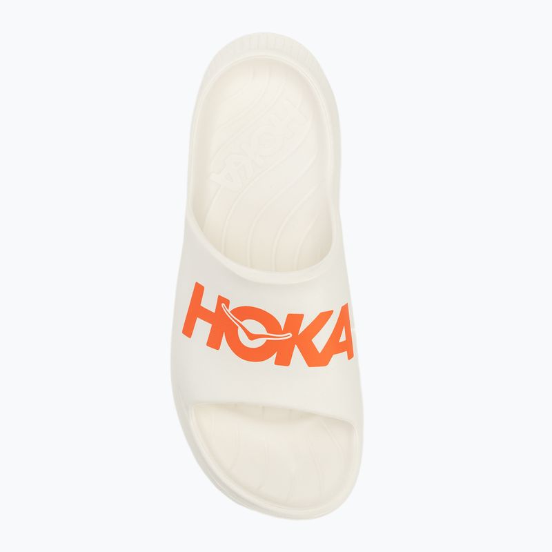 HOKA Ora Athletic Slide frost/lava flip-flops 5