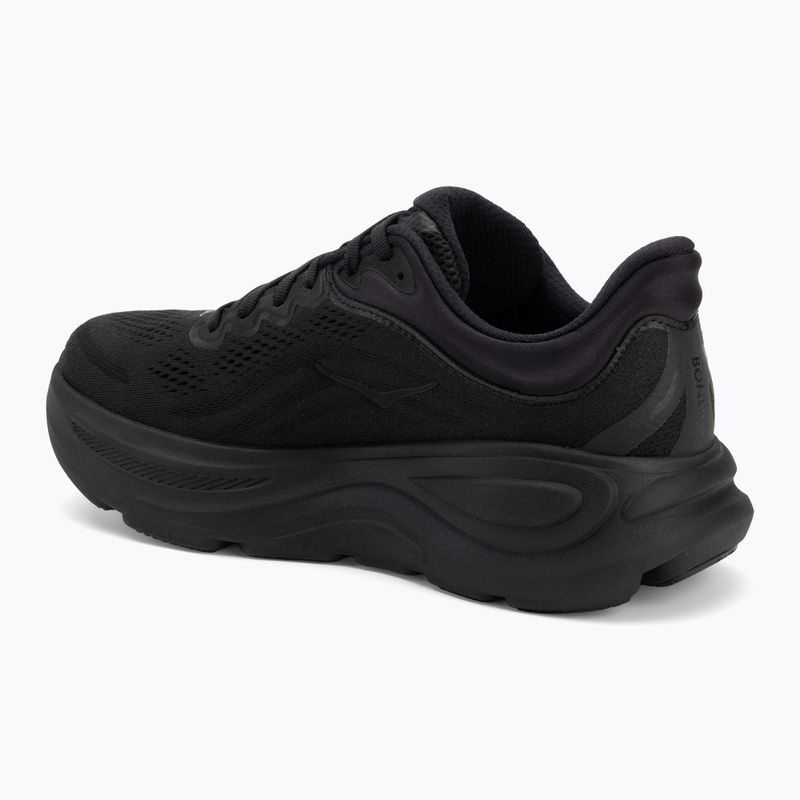 Men's running shoes HOKA Bondi 9 black/black 3