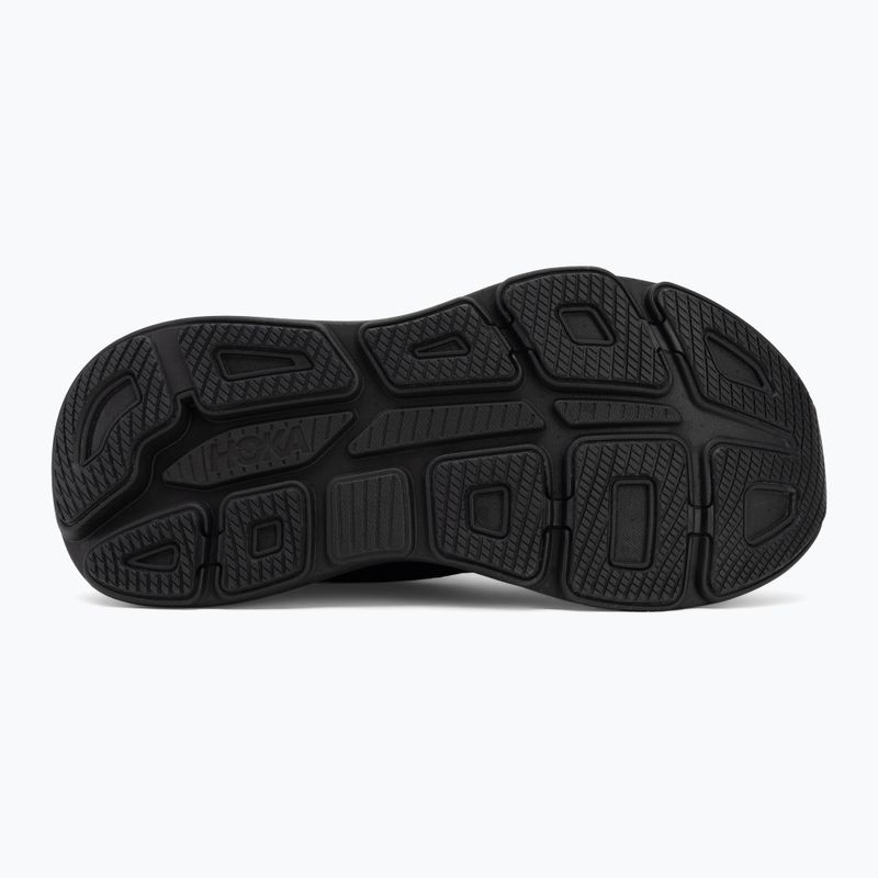 Men's running shoes HOKA Bondi 9 black/black 4