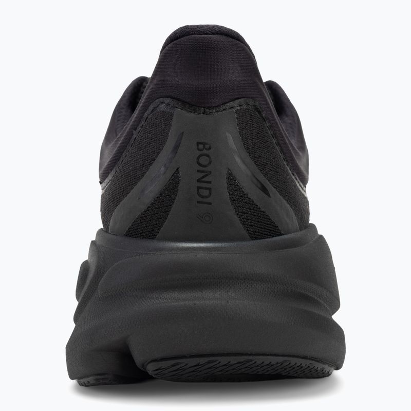 Men's running shoes HOKA Bondi 9 black/black 6