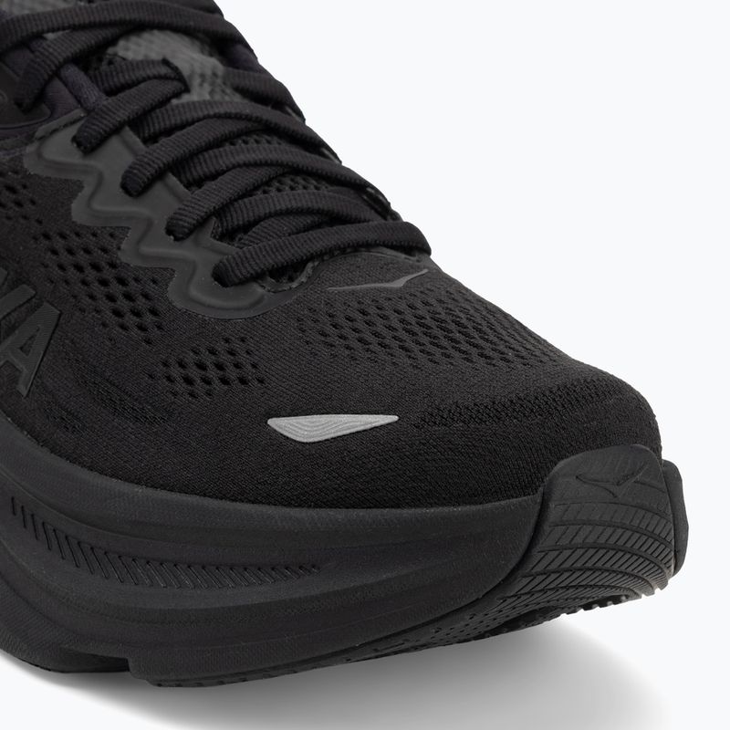 Men's running shoes HOKA Bondi 9 black/black 7