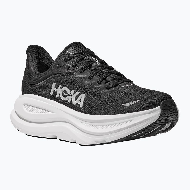 Men's running shoes HOKA Bondi 9 black/white 8