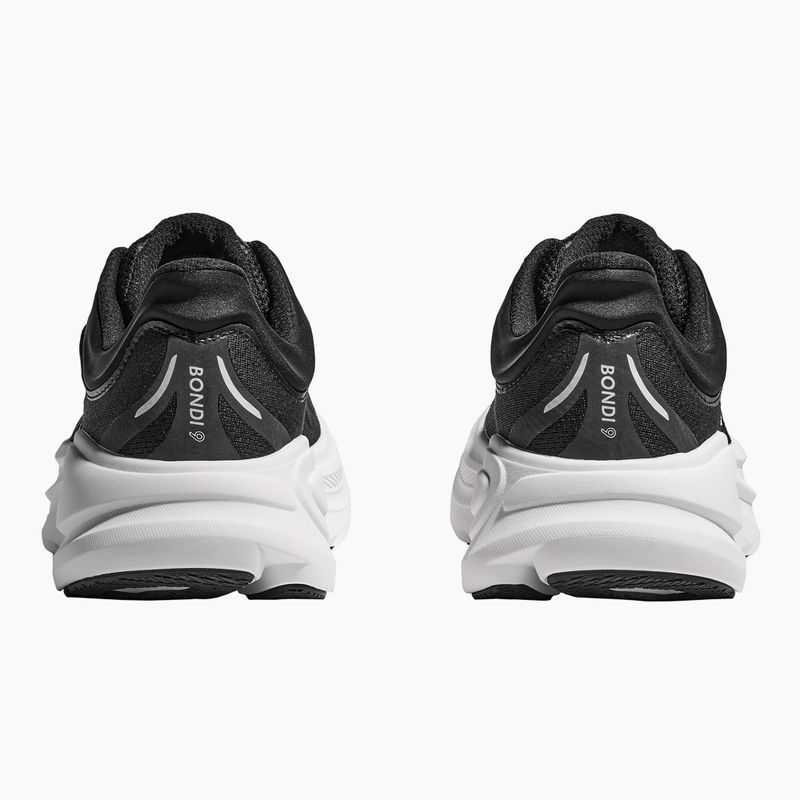 Men's running shoes HOKA Bondi 9 black/white 13
