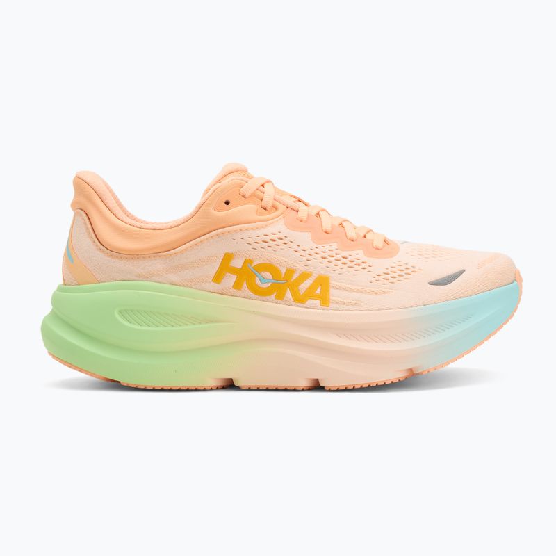 Men's running shoes HOKA Bondi 9 frost/pale tangerine 2