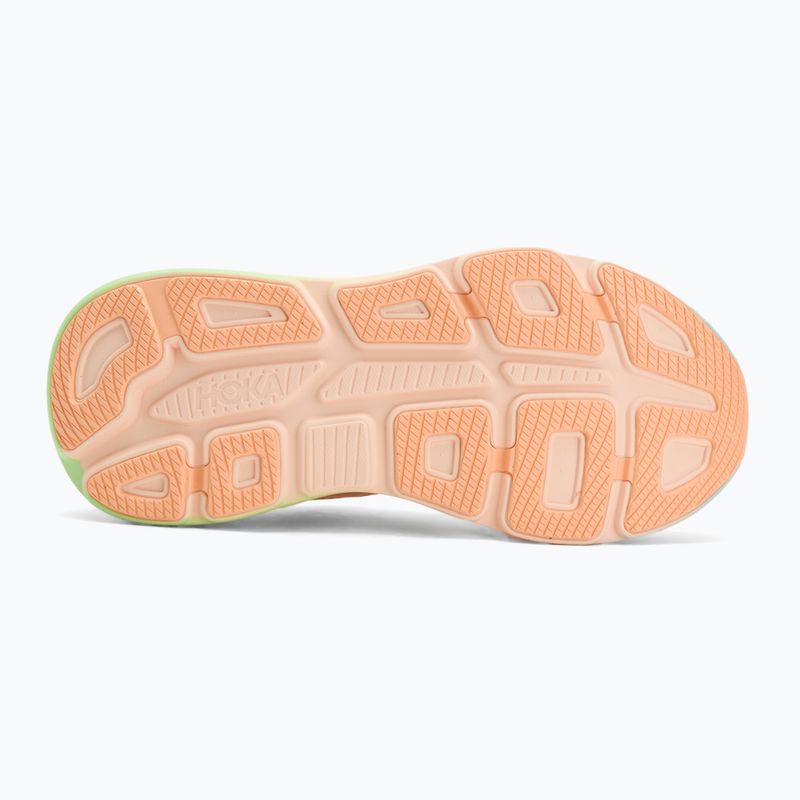 Men's running shoes HOKA Bondi 9 frost/pale tangerine 4