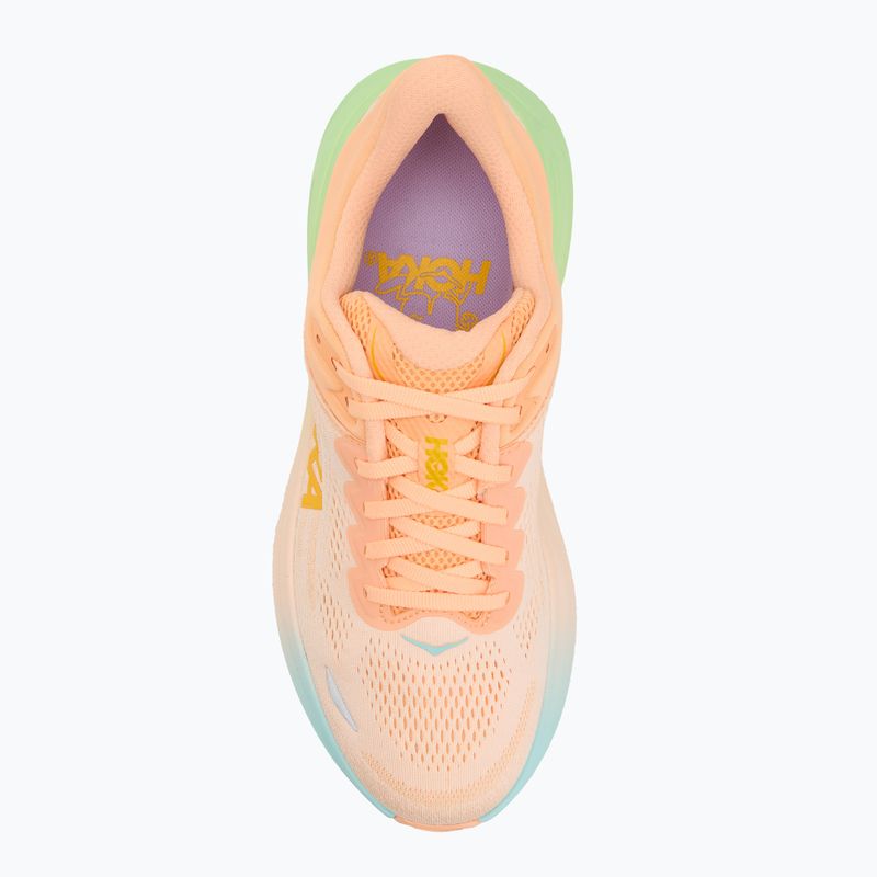 Men's running shoes HOKA Bondi 9 frost/pale tangerine 5