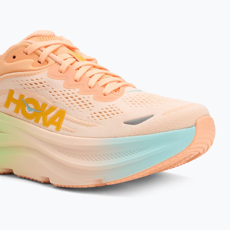 Men's running shoes HOKA Bondi 9 frost/pale tangerine 7