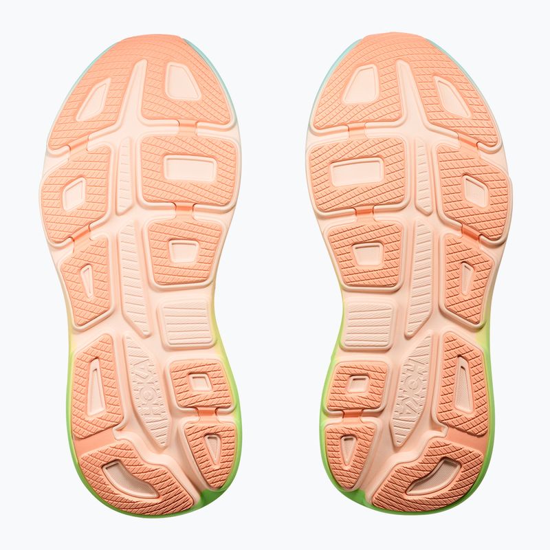 Men's running shoes HOKA Bondi 9 frost/pale tangerine 7
