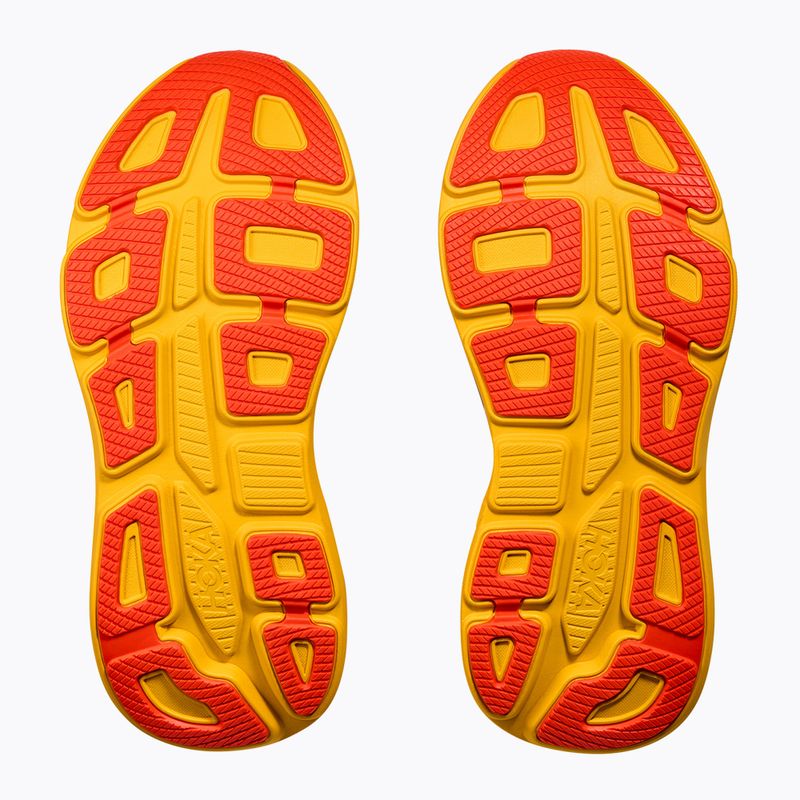 Men's running shoes HOKA Bondi 9 frost/sunflower 7