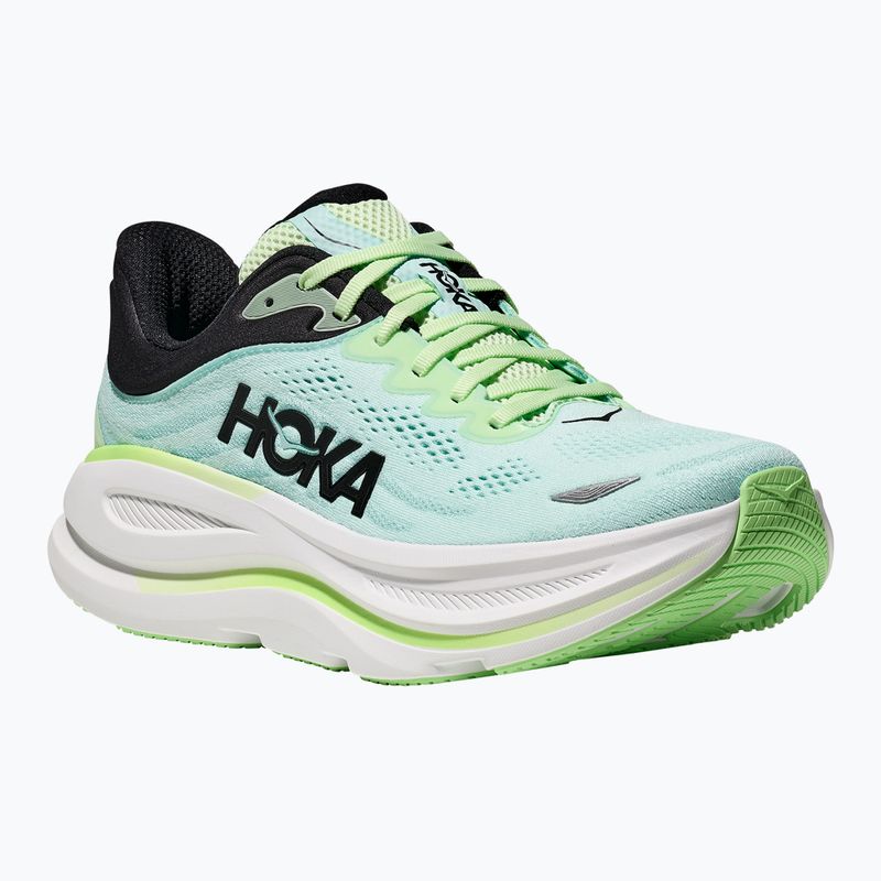 Men's running shoes HOKA Bondi 9 luna moth/black 8