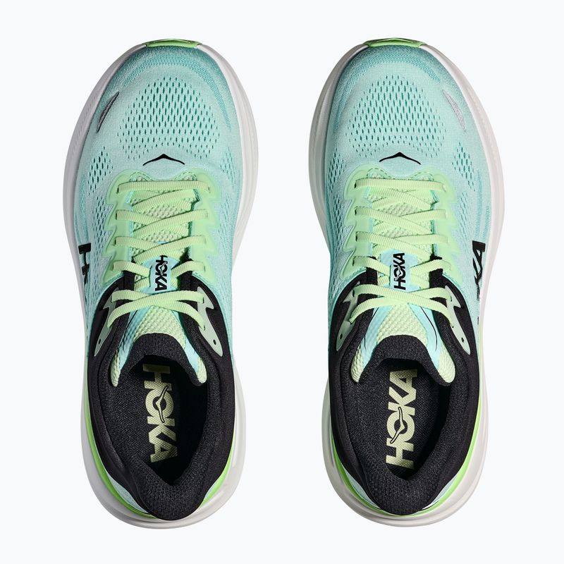 Men's running shoes HOKA Bondi 9 luna moth/black 12