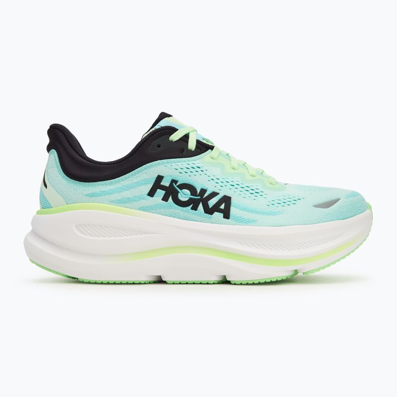 Men's running shoes HOKA Bondi 9 luna moth/black 2