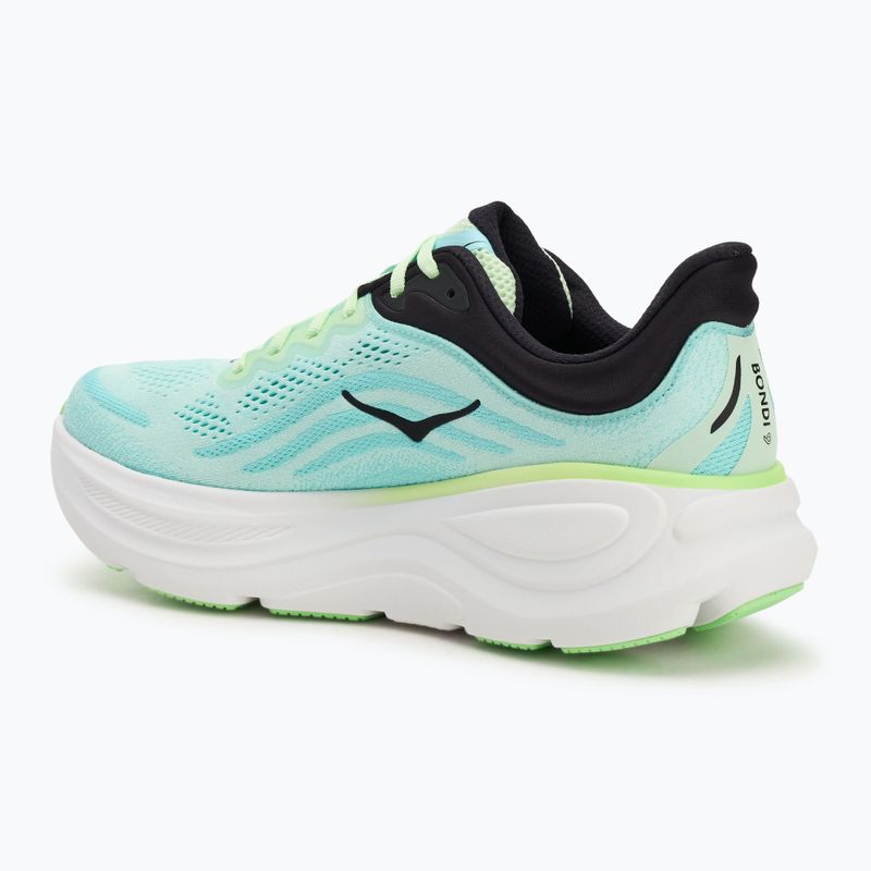 Men's running shoes HOKA Bondi 9 luna moth/black 3