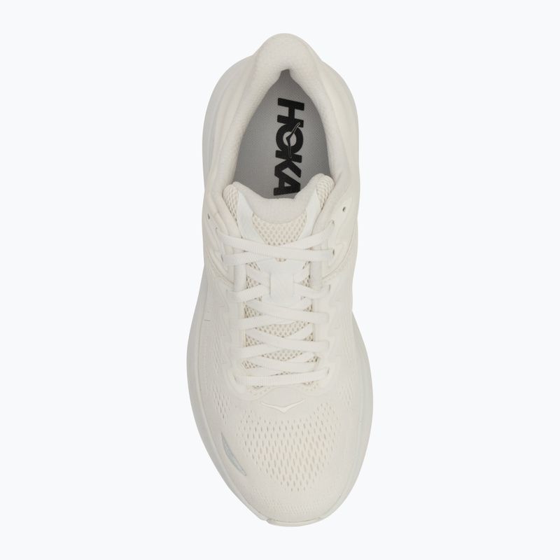 Men's running shoes HOKA Bondi 9 white/white 5