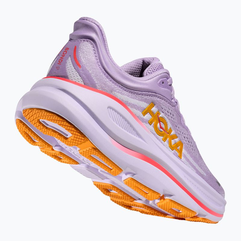 Women's running shoes HOKA Bondi 9 aster flower/starlight glow 4