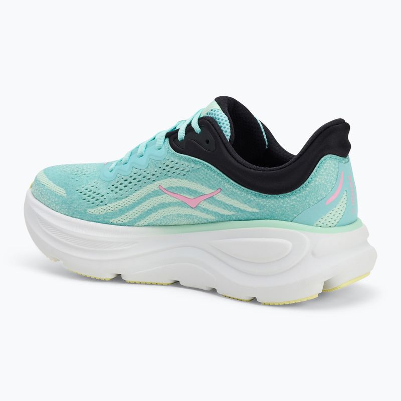 Women's running shoes HOKA Bondi 9 blue spark/mint fluorite 3