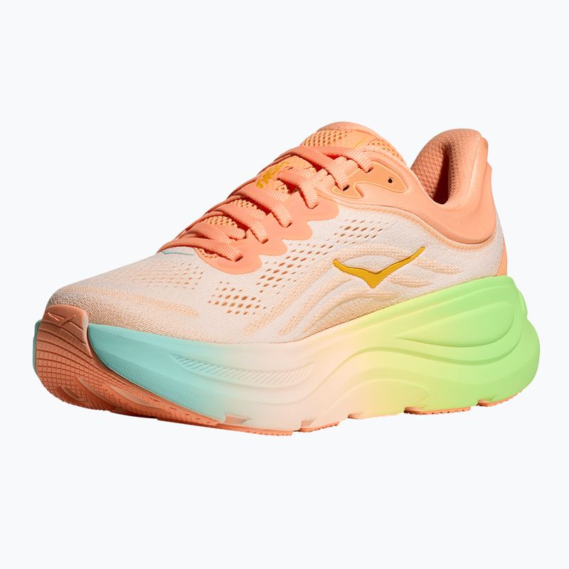 Women's running shoes HOKA Bondi 9 frost/pale tangerine 3