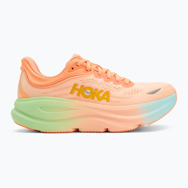 Women's running shoes HOKA Bondi 9 frost/pale tangerine 2