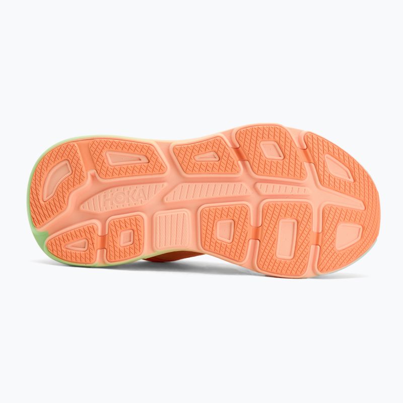 Women's running shoes HOKA Bondi 9 frost/pale tangerine 4