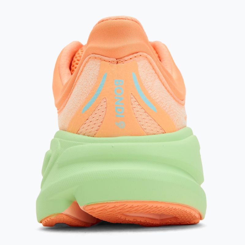 Women's running shoes HOKA Bondi 9 frost/pale tangerine 6