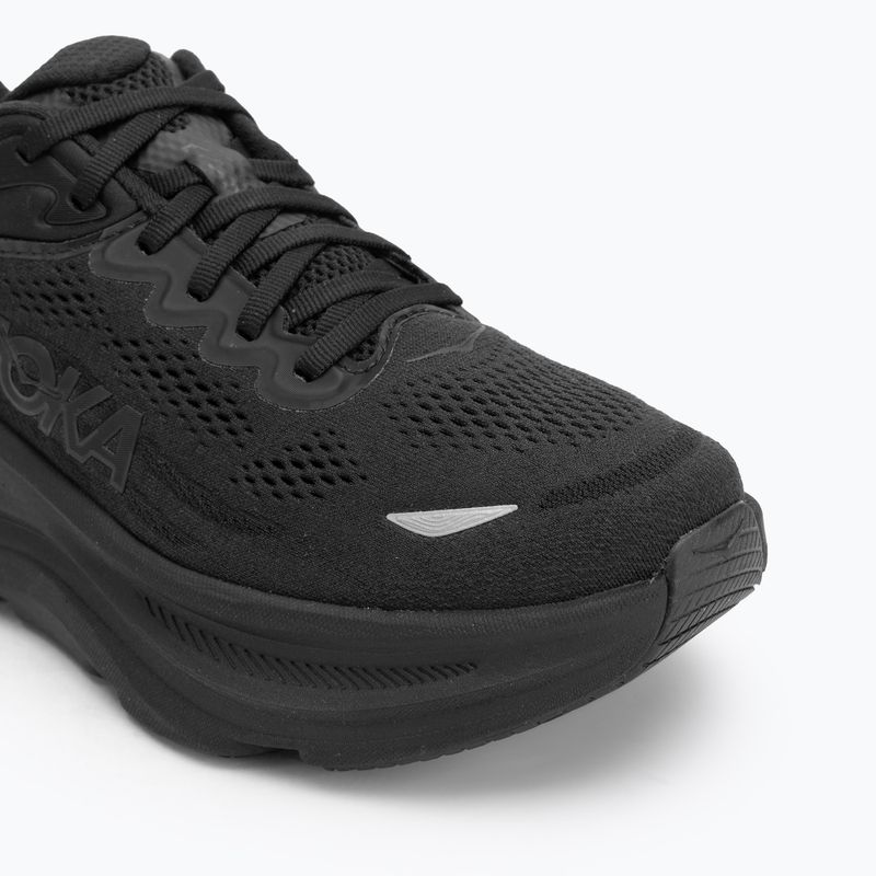 Men's running shoes HOKA Bondi 9 Wide black/black 7