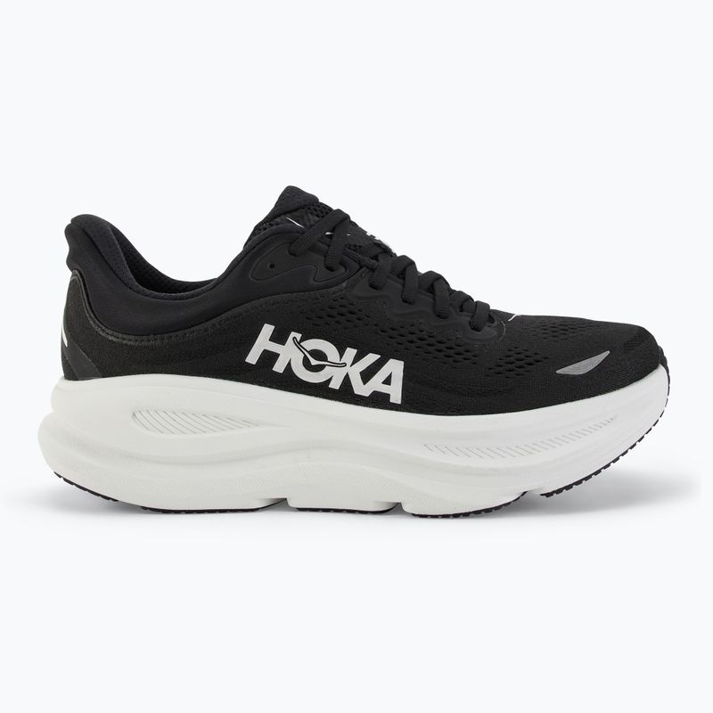 Men's running shoes HOKA Bondi 9 Wide black/white 2