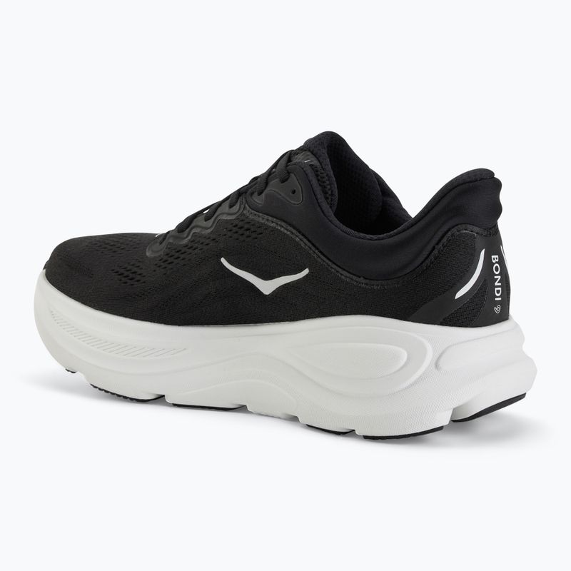 Men's running shoes HOKA Bondi 9 Wide black/white 3