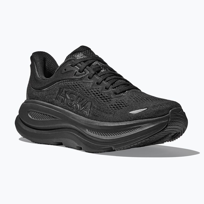 Women's running shoes HOKA Bondi 9 Wide black/black