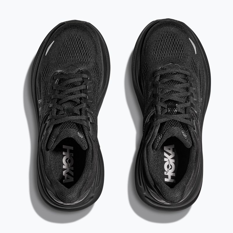 Women's running shoes HOKA Bondi 9 Wide black/black 8