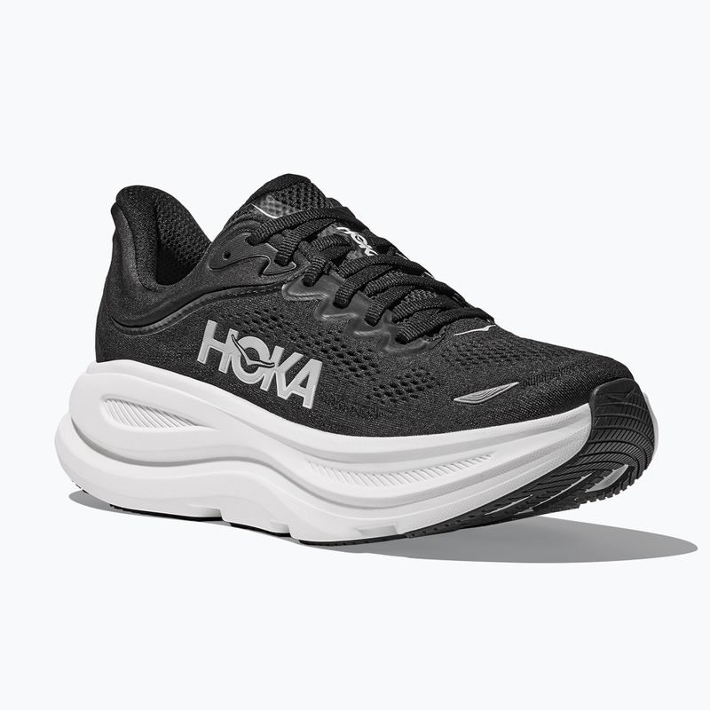 Women's running shoes HOKA Bondi 9 Wide black/white
