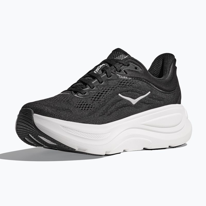 Women's running shoes HOKA Bondi 9 Wide black/white 4