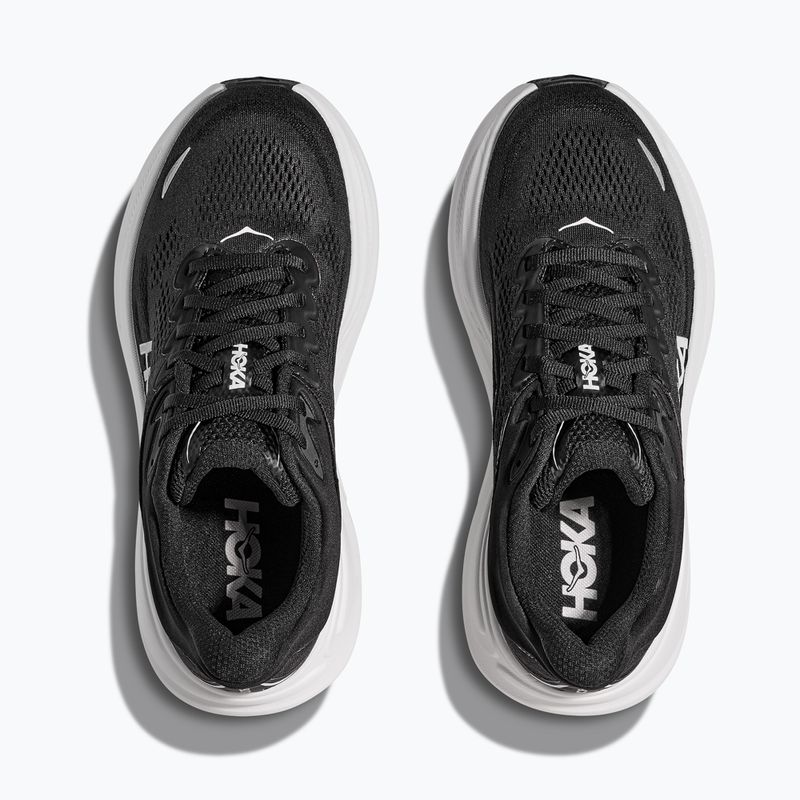 Women's running shoes HOKA Bondi 9 Wide black/white 8