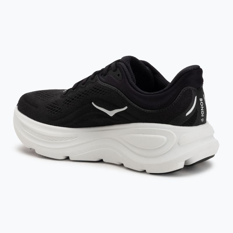 Women's running shoes HOKA Bondi 9 Wide black/white 3