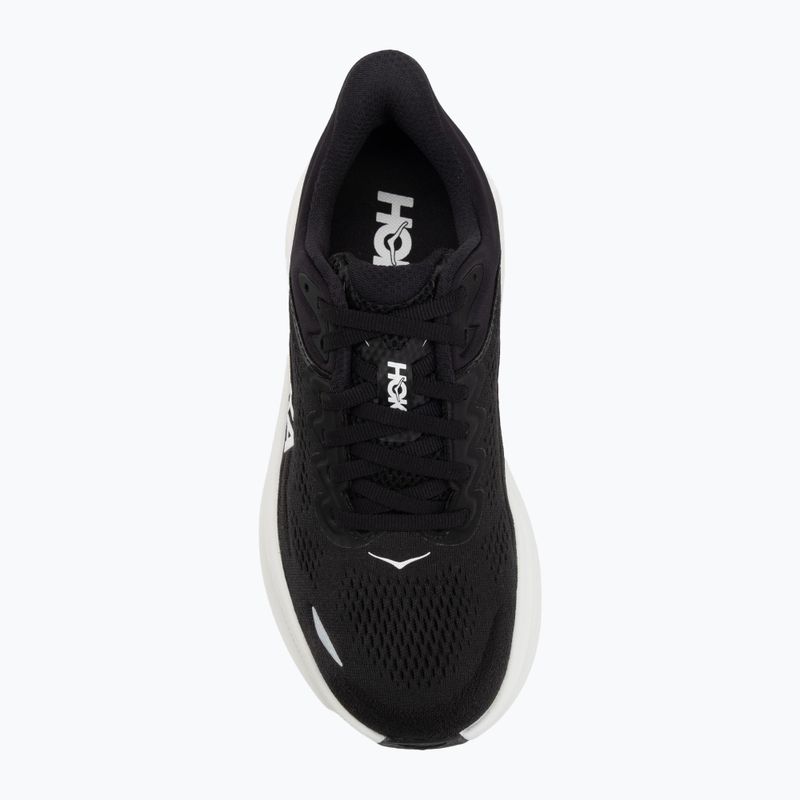 Women's running shoes HOKA Bondi 9 Wide black/white 5