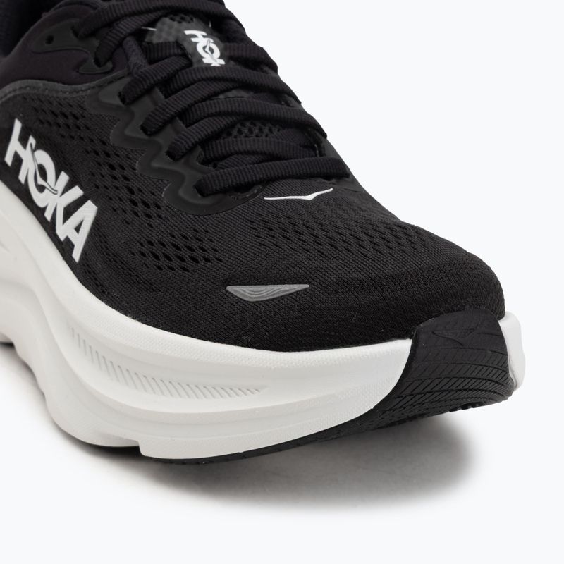 Women's running shoes HOKA Bondi 9 Wide black/white 7