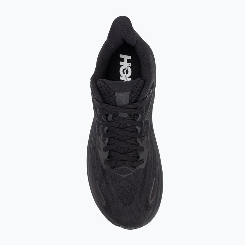 Men's running shoes HOKA Clifton 10 black/black 5