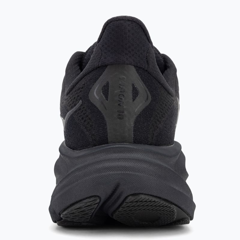 Men's running shoes HOKA Clifton 10 black/black 6