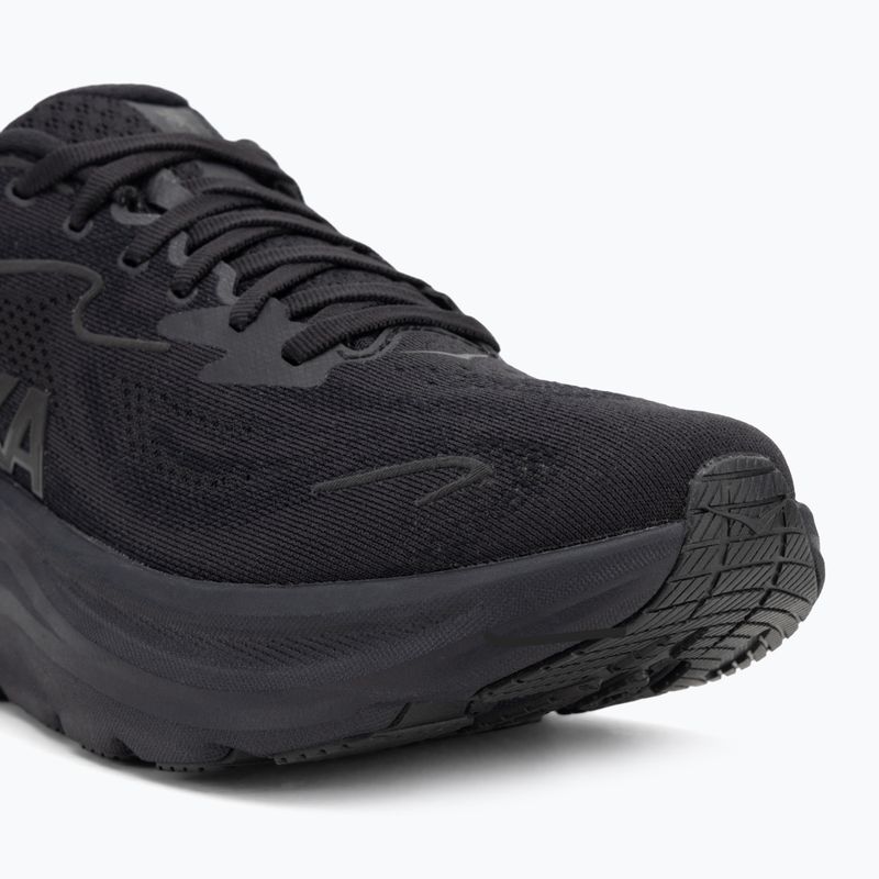 Men's running shoes HOKA Clifton 10 black/black 7