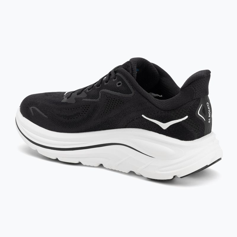 Men's running shoes HOKA Clifton 10 black/white 3