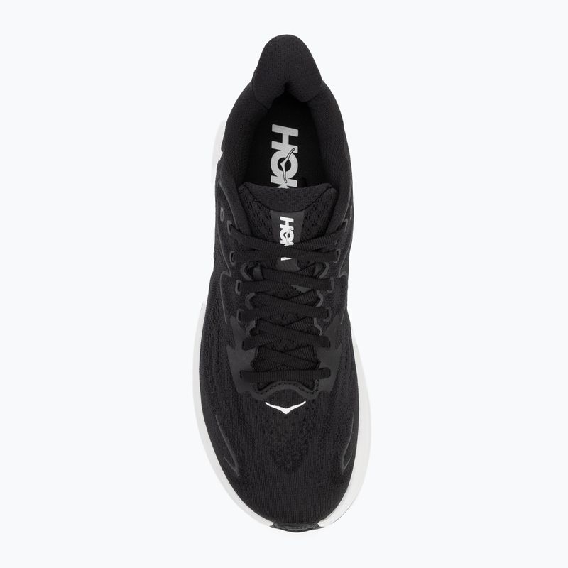 Men's running shoes HOKA Clifton 10 black/white 5