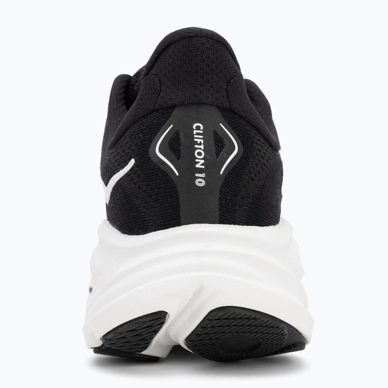 Men's running shoes HOKA Clifton 10 black/white 6